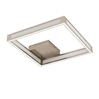 Светильник потолочный LED Altaflor 99784 Eglo белый 4 лампы, основание матовое никель в стиле современный квадраты