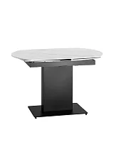 Стол обеденный Хлоя  раскладной, 120-180*90, керамика светлая УТ000034950 Stool Group столешница белая из керамика