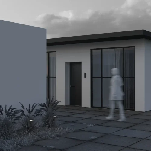 Ландшафтный светильник LED Stake O503FL-L4B3K1 Maytoni уличный IP65 чёрный на 1 лампу, плафон чёрный в стиле современный хай-тек LED фото 4