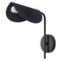 Бра Valentina MR1950-1W MyFar чёрный 1 лампа, основание чёрное в стиле современный 