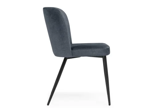 Стул на металлокаркасе Kilian dark gray / black 15846 Woodville, серый/кашемир, ножки/металл/чёрный, размеры - ****500*540 фото 6