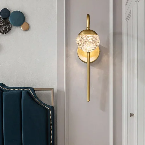 Настенный светильник VERENA WALL 208294-23 ImperiumLoft прозрачный на 1 лампу, основание латунь в стиле современный фото 8 Настенный светильник VERENA WALL 208294-23 ImperiumLoft прозрачный на 1 лампу, основание латунь в стиле современный фото 8