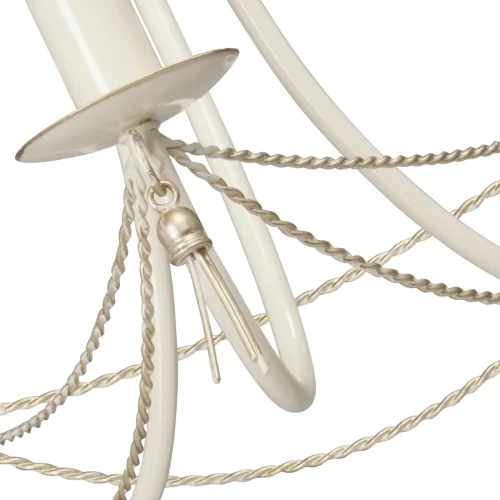 Люстра подвесная V1080/3 Vitaluce без плафона на 3 лампы, основание бежевое в стиле классический фото 2