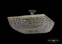 Люстра потолочная хрустальная 19112/55IV GB Bohemia Ivele Crystal прозрачная на 8 ламп, основание золотое в стиле классический sp