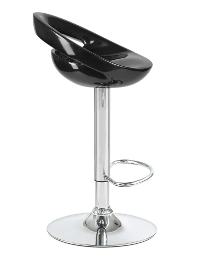 Стул барный набор 2 шт. SET-2 1010-LM DISCO, цвет сиденья черный, цвет основания хром Dobrin, /полимер, ножки/металл/хром, размеры - 790*1000***470*440 фото 4 Стул барный набор 2 шт. SET-2 1010-LM DISCO, цвет сиденья черный, цвет основания хром Dobrin, /полимер, ножки/металл/хром, размеры - 790*1000***470*440 фото 4