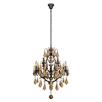Люстра подвесная Шато / Chateau 10559/6 LOFT IT без плафона на 6 ламп, основание чёрное в стиле прованс Люстра подвесная Шато / Chateau 10559/6 LOFT IT без плафона на 6 ламп, основание чёрное в стиле прованс