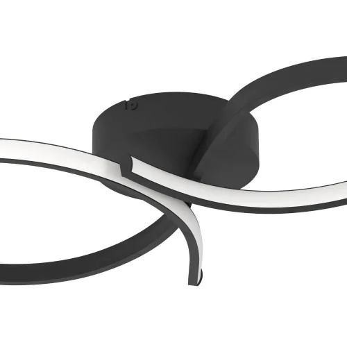 Светильник потолочный LED Serpins 901266 Eglo чёрный на 1 лампу, основание чёрное в стиле современный хай-тек фото 4 Светильник потолочный LED Serpins 901266 Eglo чёрный на 1 лампу, основание чёрное в стиле современный хай-тек фото 4