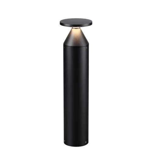 Парковый светильник LED Coil 7119/12GL Odeon Light уличный IP65 чёрный на 1 лампу, плафон чёрный в стиле хай-тек современный LED фото 5