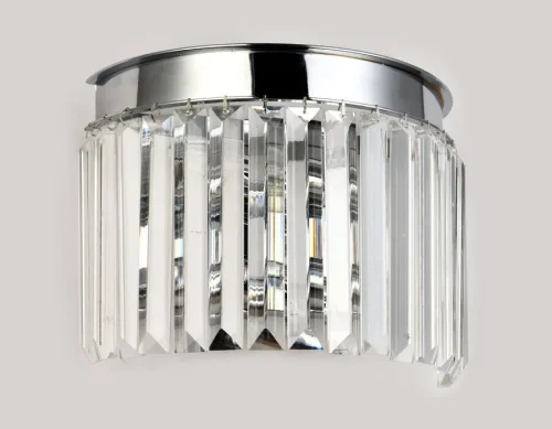 Бра TR5105 Ambrella light прозрачный на 2 лампы, основание хром в стиле современный классический  фото 2