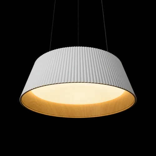 Светильник подвесной LED Evans 10224P White LOFT IT белый на 1 лампу, основание белое в стиле современный круглый фото 8