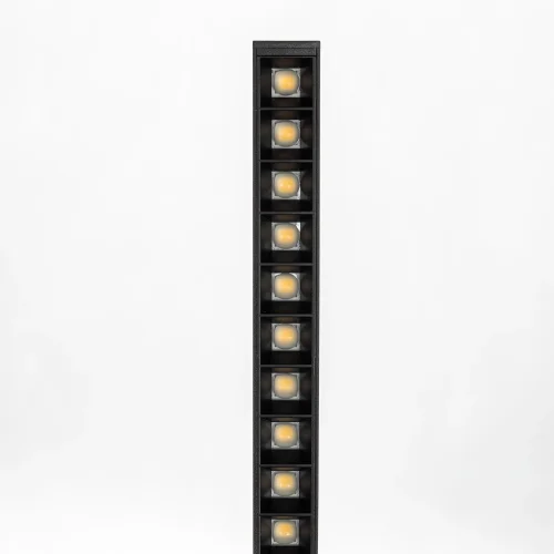 Светильник подвесной LED Edge CL720011N Citilux чёрный на 1 лампу, основание чёрное в стиле современный хай-тек линейный фото 3