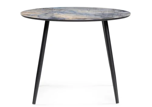 Стеклянный стол Анселм 100х76 магеллан / черный 532380 Woodville столешница разноцветная из стекло фото 2