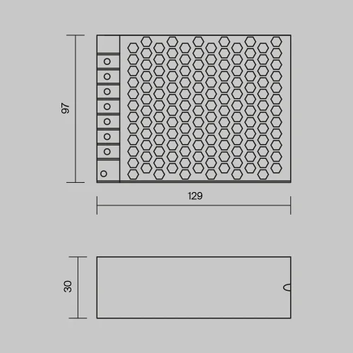 Блок питания 48V 150Вт IP20 Power Supply Magnetic PSL006-150W-48V-IP20 Maytoni серебряный в стиле современный хай-тек для светильников серии Power Supply Magnetic магнитный s35 gravity магнитная radity радиусная магнитная exility тонкая магнитная фото 3