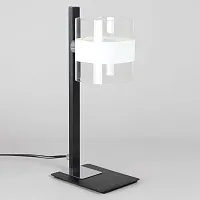 Настольная лампа Вирта CL139812 Citilux прозрачная 1 лампа, основание чёрное металл в стиле современный 