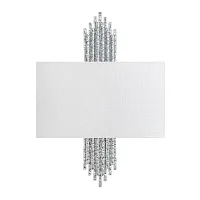 Бра Poema 10458 Silver LOFT IT белый на 2 лампы, основание серебряное в стиле современный арт-деко 
