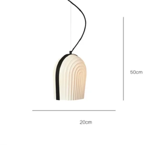 Светильник подвесной ARC 154896-60 ImperiumLoft белый 1 лампа, основание чёрное в стиле современный  фото 3