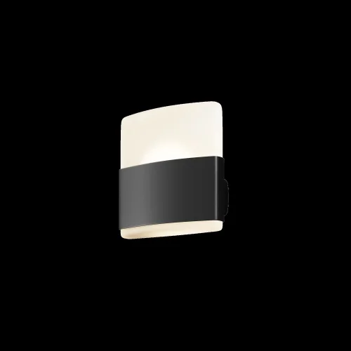 Настенный светильник уличный LED Rom O442WL-L12GF3K1 Maytoni уличный IP54 графит на 1 лампу, плафон белый в стиле современный LED фото 12