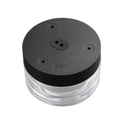 Накладной светильник LED уличный Ronda 7156/6CL Odeon Light уличный IP65 чёрный на 1 лампу, плафон прозрачный в стиле хай-тек LED фото 3