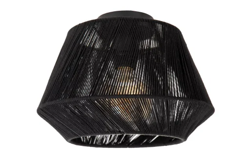 Светильник потолочный Jessica 10121/30/30 Lucide чёрный 1 лампа, основание чёрное в стиле винтаж  фото 2