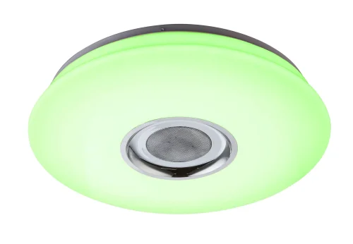 Светильник потолочный LED RGB с bluetooth Nicole 41329-18 Globo белый на 1 лампу, основание белое в стиле современный фото 4