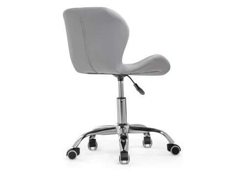 Компьютерное кресло Trizor gray 15335 Woodville, серый/экокожа, ножки/металл/хром, размеры - *810***530*530 фото 5