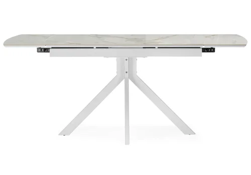 Керамический стол Катчел 120(180)x80 calacatta gold / белый 621186 Woodville столешница белая мрамор из керамика фото 4