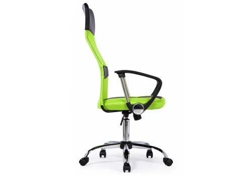 Компьютерное кресло ARANO зеленое 1488 Woodville, зелёный/ткань искусственная кожа, ножки/металл/хром, размеры - *1320***650*650 фото 2