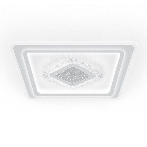 Светильник потолочный LED с пультом Crystal 52367 3 Ritter белый 1 лампа, основание белое в стиле современный с пультом квадраты