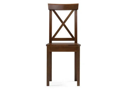 Деревянный стул Эйнор темный орех 554120 Woodville, /, ножки/массив березы дерево/орех, размеры - ****400*500 фото 2