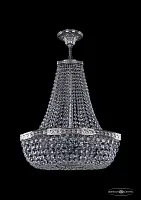 Люстра потолочная хрустальная 19113/H2/45IV Ni Bohemia Ivele Crystal прозрачная на 6 ламп, основание никель в стиле классика sp
