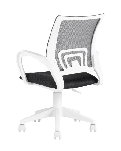 Кресло TopChairs ST-BASIC-W серый TW-04 TW-12 сетка/ткань крестовина пластик пластик белый УТ000035493 Stool Group, серый/ткань, ножки/пластик/белый, размеры - ****635*605 фото 7