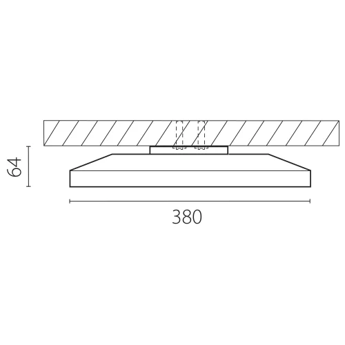 Светильник потолочный LED Arco 225741 Lightstar белый на 1 лампу, основание белое в стиле современный круглый фото 2 Светильник потолочный LED Arco 225741 Lightstar белый на 1 лампу, основание белое в стиле современный круглый фото 2