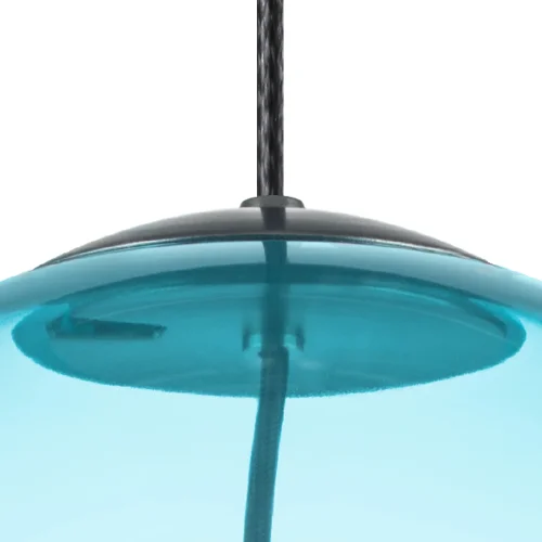 Светильник подвесной Colore 805305 Lightstar голубой 1 лампа, основание серое матовое хром никель в стиле арт-деко  фото 6