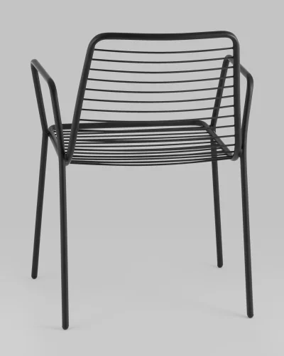 Стул с подлокотниками Дели металл черный УТ000039267 Stool Group, /, ножки//, размеры - *805***605*595 фото 4