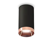 Светильник накладной Techno spot XS6323025 Ambrella light чёрный 1 лампа, основание чёрное в стиле модерн круглый