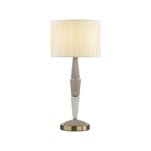 Настольная лампа Latte 5403/1T Odeon Light бежевая 1 лампа, основание бронзовое керамика металл в стиле классический  фото 4