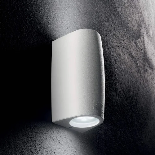 Настенный светильник KEOPE AP2 BIANCO Ideal Lux уличный IP55 белый 2 лампы, плафон белый в стиле современный GU10 фото 2