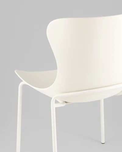Стул Shaya, пластик молочный УТ000040182 Stool Group, молочный/пластик, ножки/металл/молочный, размеры - *835**** фото 3