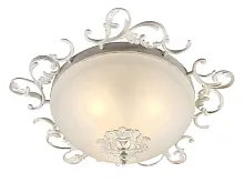 Люстра потолочная Palermo OML-76417-03 Omnilux белая на 3 лампы, основание белое в стиле классический 
