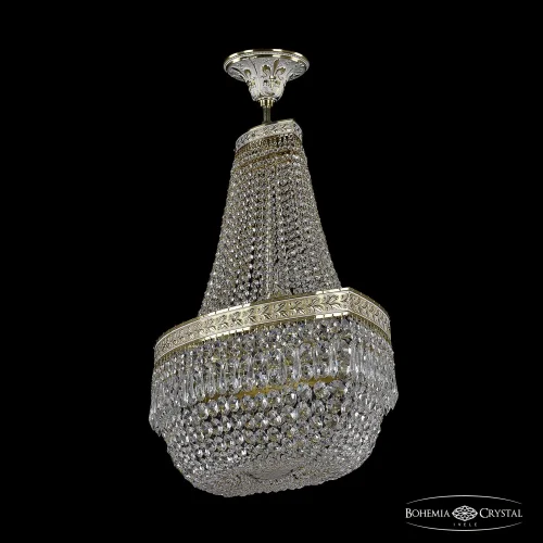 Люстра потолочная хрустальная 19013/H1/80IV GW Bohemia Ivele Crystal прозрачная на 12 ламп, основание золотое в стиле классический sp фото 2