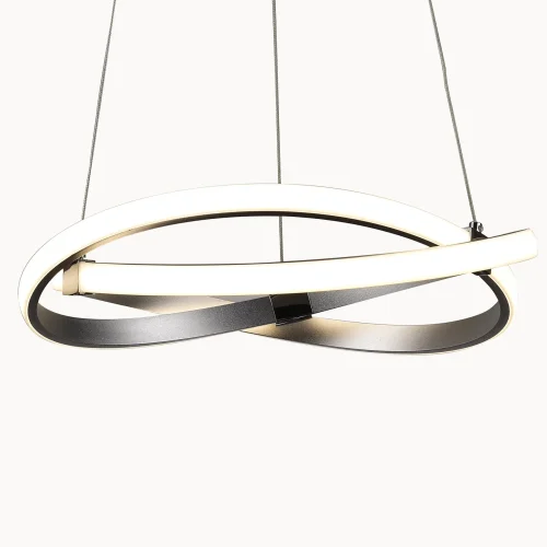 Светильник подвесной LED INFINITY 5384 Mantra хром серебряный 1 лампа, основание хром серебряное в стиле современный хай-тек кольца фото 3
