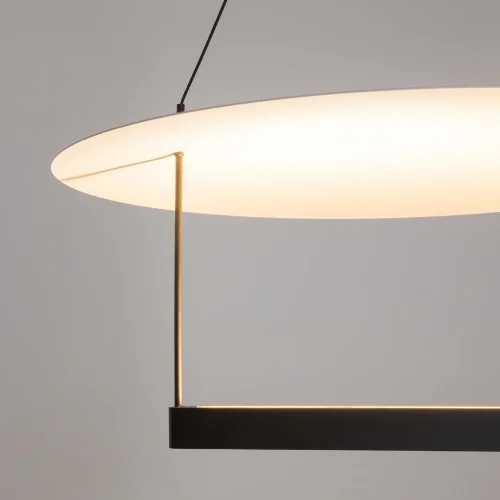Светильник подвесной LED Ambience MOD280PL-L23B3K Maytoni белый чёрный на 1 лампу, основание чёрное в стиле современный хай-тек отражённый свет фото 4