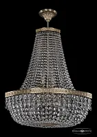 Люстра потолочная хрустальная 19013/H2/55IV Pa Bohemia Ivele Crystal прозрачная на 6 ламп, основание латунь в стиле классический sp