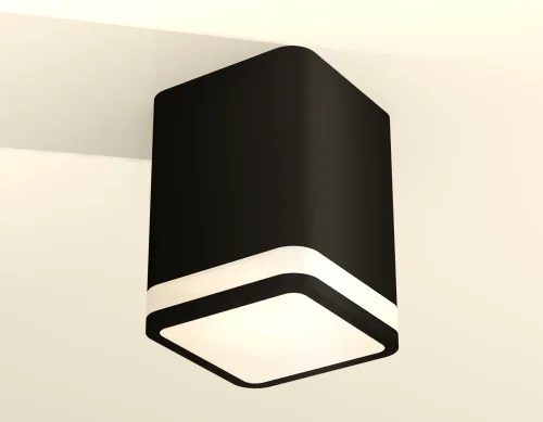 Светильник накладной Techno Spot XS XS7813020 Ambrella light чёрный 1 лампа, основание чёрное в стиле хай-тек современный квадратный фото 2