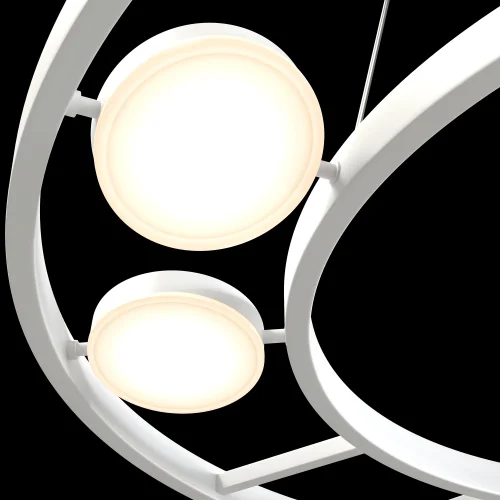 Светильник подвесной LED Fad MOD070PL-L63W3K Maytoni белый 9 ламп, основание белое в стиле современный  фото 3