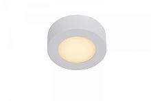 Светильник потолочный LED Brice-Led 28116/11/31 Lucide белый 1 лампа, основание белое в стиле современный 