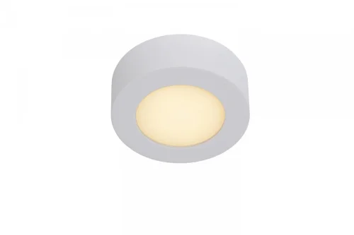 Светильник потолочный LED Brice-Led 28116/11/31 Lucide белый на 1 лампу, основание белое в стиле современный 