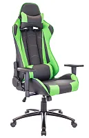 Геймерское кресло Lotus S9 Экокожа Зеленый Lotus S9 Green Everprof, зелёный чёрный/экокожа, ножки//, размеры - 1280*1360***700*