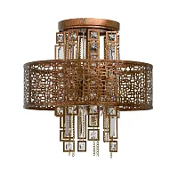 Люстра потолочная Марокко 185010205 MW-Light коричневая на 5 ламп, основание коричневое в стиле восточный 