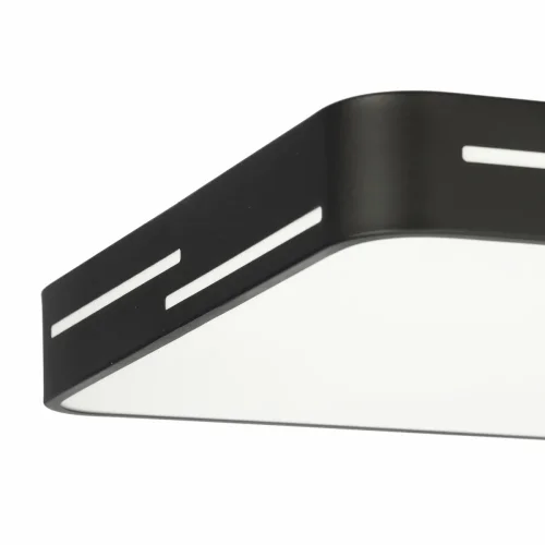 Светильник потолочный LED RGB с пультом Купер CL724K70GL1 Citilux белый 1 лампа, основание чёрное в стиле современный хай-тек квадратный с пультом фото 8